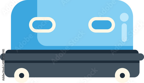 Autonomous vehicle representing future mobility and smart transport technology