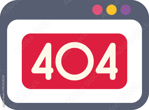 Web browser window showing a 404 page not found error message