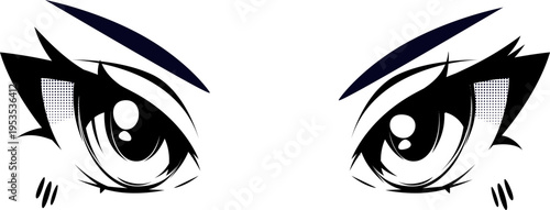 Angry Manga Eyes