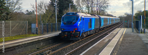 Suburban commuter passenger railway. Great British Railways, West Midland, England UK