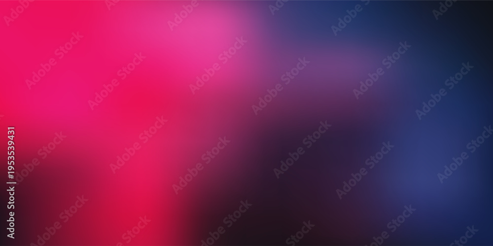 Obraz premium Beautiful abstract design featuring seamless color gradients blending into glowing neon light soft blur and fluid motion creating a radiant glowing effect with dynamic wave patterns.