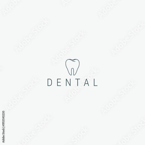 Dental logo design template vector illustration