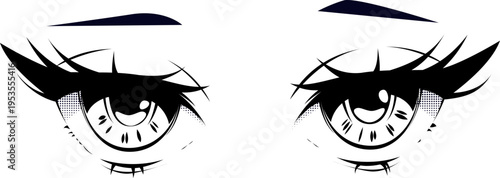Cartoon Anime Eyes