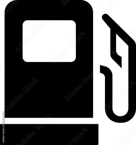 Gas station icon set. Fuel, Gasoline, Diesel, Car fuel, Petrol, Fuel pump nozzle flat and line style icons - stock vector. isolated on transparent background