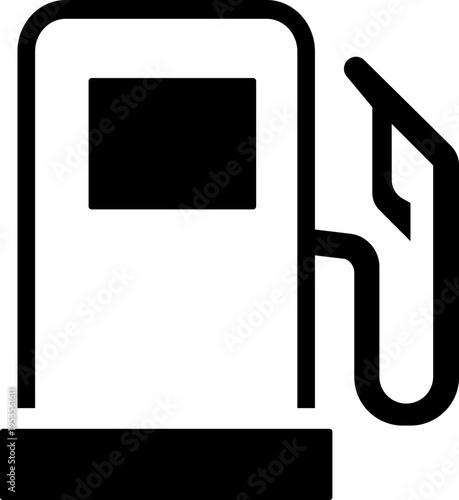 Gas station icon set. Fuel, Gasoline, Diesel, Car fuel, Petrol, Fuel pump nozzle flat and line style icons - stock vector. isolated on transparent background