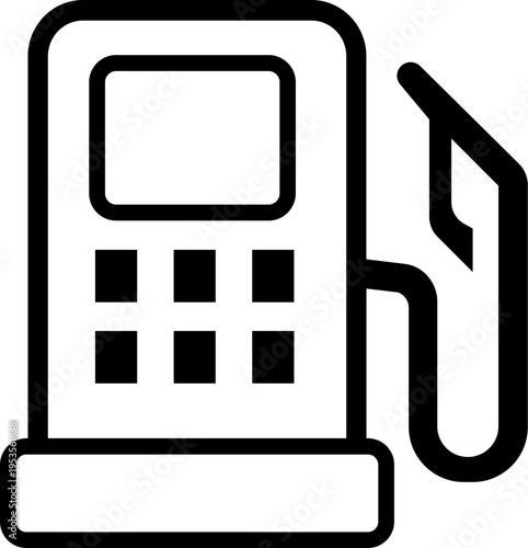 Gas station icon set. Fuel, Gasoline, Diesel, Car fuel, Petrol, Fuel pump nozzle flat and line style icons - stock vector. isolated on transparent background