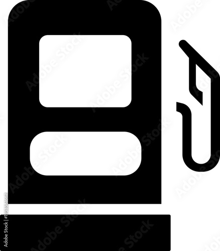 Gas station icon set. Fuel, Gasoline, Diesel, Car fuel, Petrol, Fuel pump nozzle flat and line style icons - stock vector. isolated on transparent background