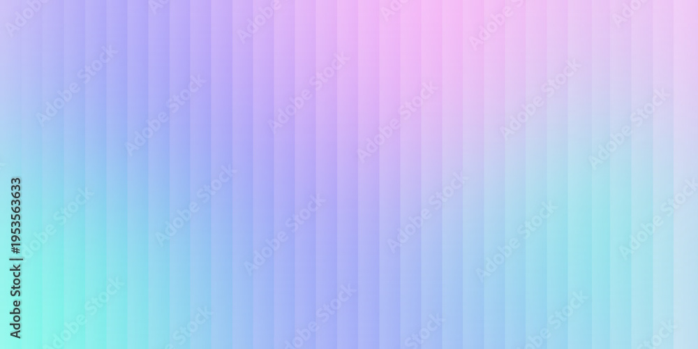 Obraz premium Soft pastel background with pink and cyan vertical stripes and light glow