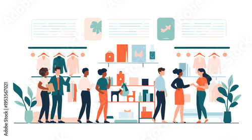 A simple, modern illustration of leafy green plants against a white background. Ideal for representing growth, nature, or well-being in branding and d