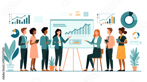 A simple, stylized illustration of a potted plant evokes feelings of tranquility and growth. Ideal for wellness, interior design, or eco-conscious bra