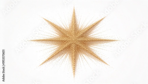 Golden glitter starburst abstract sparkles luxury celebration festive background holiday decoration shining particles elegant design christmas new year wedding confetti glamour shi