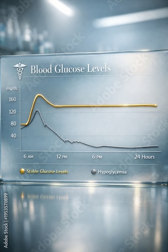 Wallpaper Mural Glucose Display Visualization. Blood Sugar Monitoring Chart. Sensorbased Blood Glucose Data Representation. Clinical Glucose Curve Tracked With Sensor And Timestamp Details Torontodigital.ca