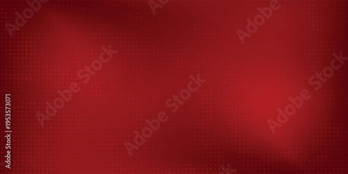Red diagonal geometric shape with halftone. Modern fiber textured vector