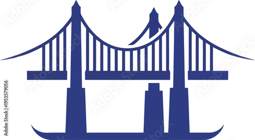 San francisco bridge silhouette