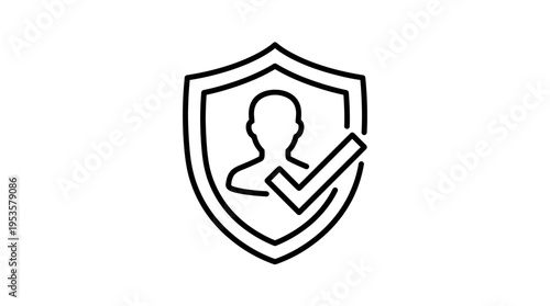 Data Protection and User Security Icon