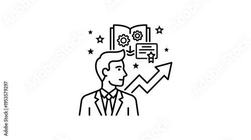 Business Education and Skill Development Concept