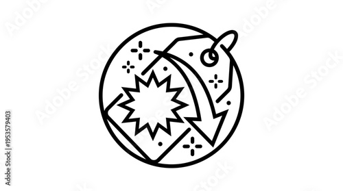 Business Promotion And Discount Badge Icon