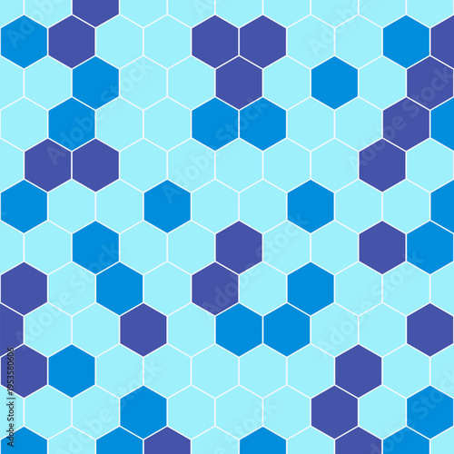 Kitchen or pool mosaic pattern, ceramic tile wall. Tile grid background.