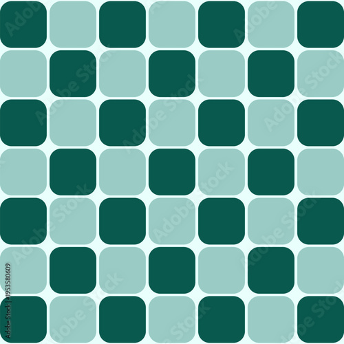 Kitchen or pool mosaic pattern, ceramic tile wall. Tile grid background.