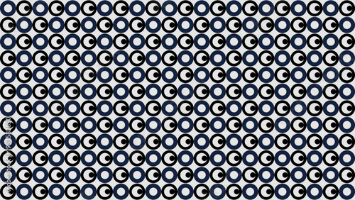 Abstract Pattern with Repeating Rings vector background