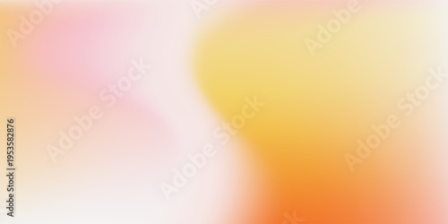 Amazing Yellow Orange White Blur Gradient With Noise Grain Textured, Good For Flyer, Poster,