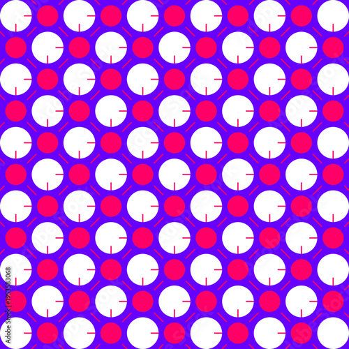 Retro Geometric Circle Pattern Background vector background