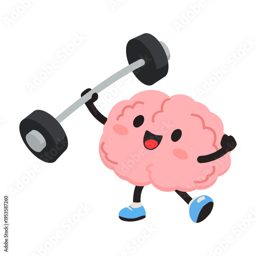 Brain Lifting Weights Mental Strength Training