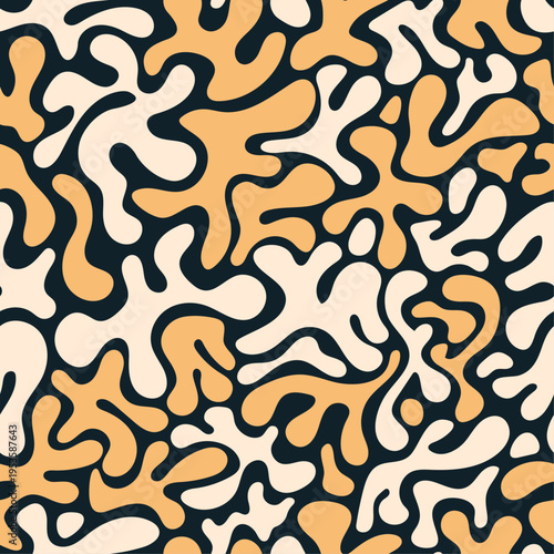 Fluid shapes artful useful trendy stylish design vector Illustration beautiful colorful background