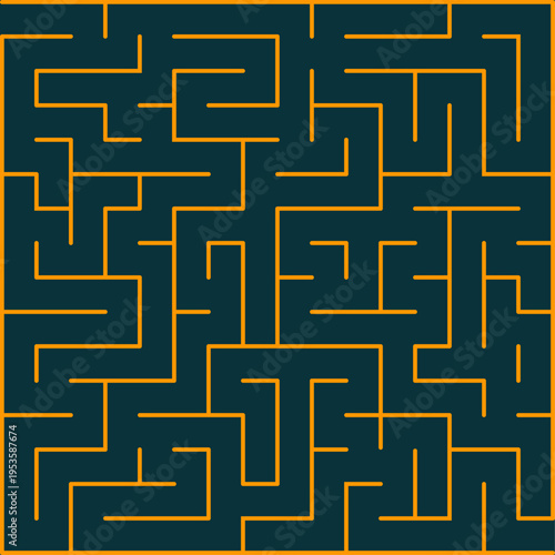 Maze artful useful trendy stylish design vector Illustration beautiful colorful background