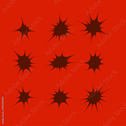 Blots and cracks artful useful trendy stylish design vector Illustration beautiful colorful background