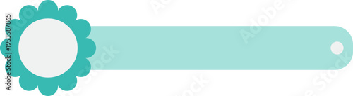 꽃 문양 메뉴 배너 바