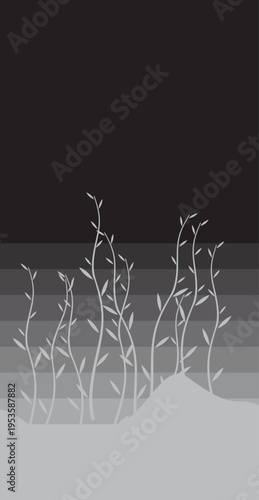 나무 줄기 사각 배경 바탕