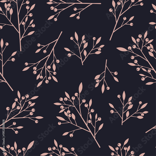 Botanical artful useful trendy stylish design vector Illustration gorgeous colorful background