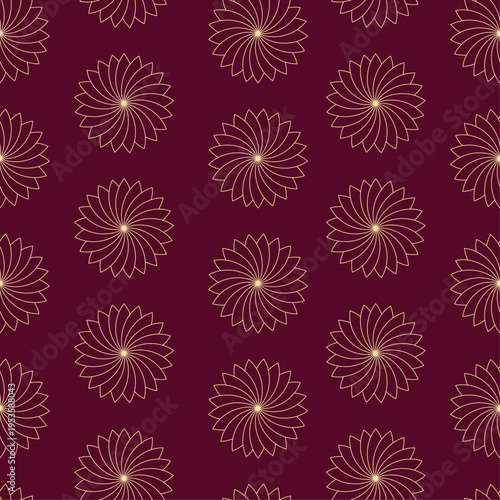 Gold flower artful useful trendy stylish design vector Illustration gorgeous colorful background