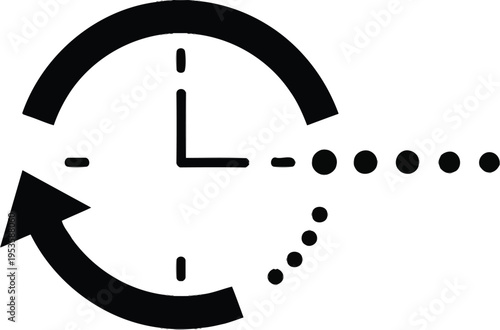 Clock icon showing time management concept