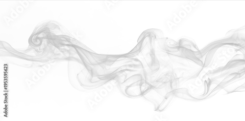 Whirling smoke trails with smooth gradient, soft transparent layers, and flowing motion. vector
