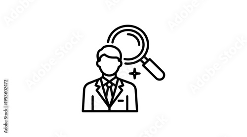 Recruitment and Talent Search Icon