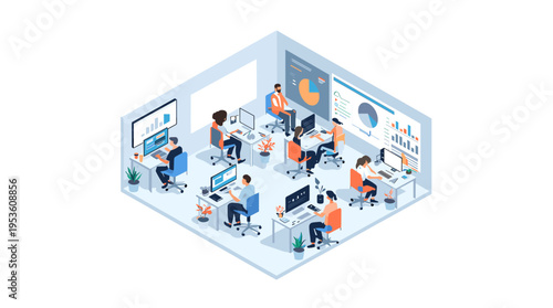 A focused woman is working on a laptop, conveying dedication and productivity. Ideal for illustrating remote work, digital lifestyle, or online learni