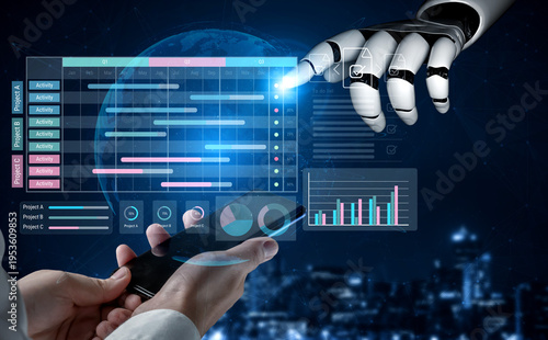 AI assists in developing analytics dashboards for project management that enhance scheduling, visualize data, and optimize team performance across multiple projects. Parse