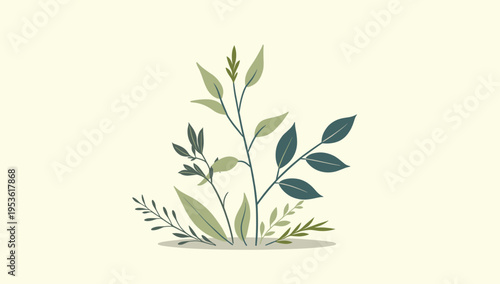 A clean, light beige background evokes simplicity and tranquility. Perfect for showcasing text, graphics, or product mockups, offering a versatile bas