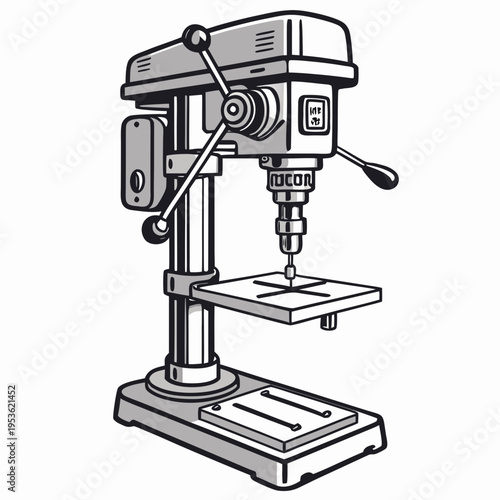 A drill press machine