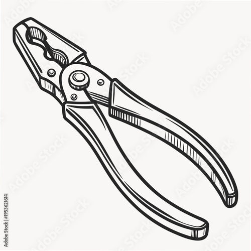A pair of bolt cutters