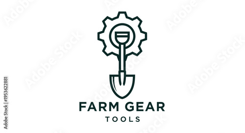 Farm Gear Tools Logo Design 1.