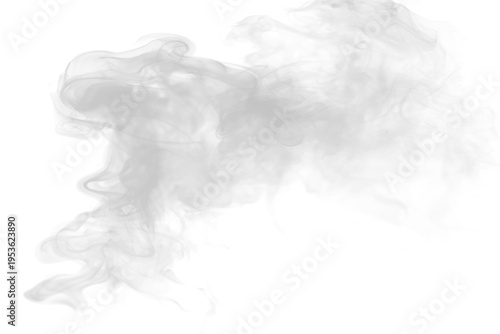 Light smoke stream with soft edges and smooth motion flow, perfect for overlays and visual effects. vector
