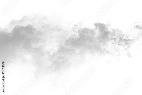 Canvas Print Elegant smoke wave with luminous gradients and flowing motion, suitable for artistic and digital designs