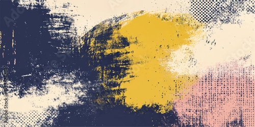 Abstract artistic colorful backdrop which evokes feelings of vibrancy and imagination. A mix of textures creates a compelling visual experience.