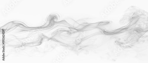 Abstract smoke wave with flowing lines and transparent texture, ideal for artistic backgrounds and graphic design. vector