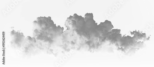 Flowing smoke ribbon with smooth curves and transparent layers, suitable for modern graphic design. vector