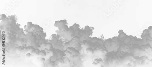 Wispy smoke strands with flowing motion and light transparency, ideal for abstract digital compositions. vector