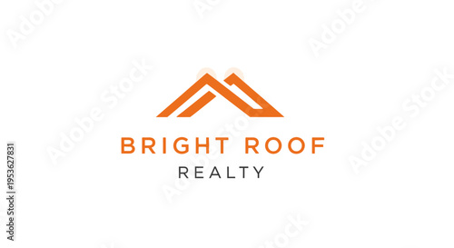 Bright Roof Realty Company Logo Sign.